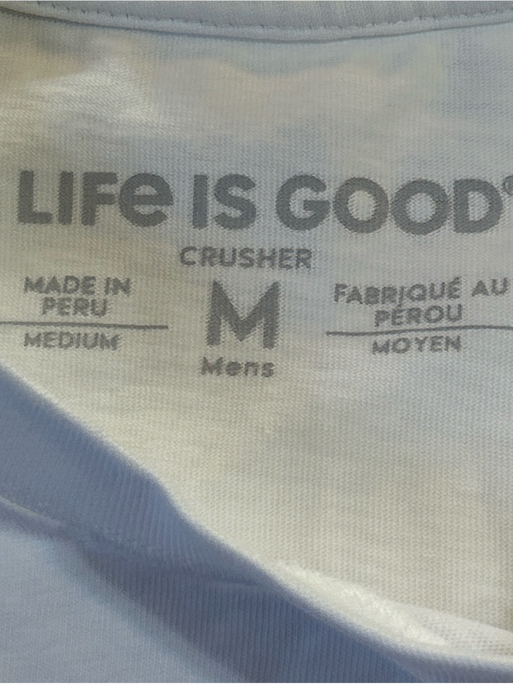 Life is Good T-shirt Men's Take It Easy Sunset Crusher white Tee in Size M - Picture 4 of 9